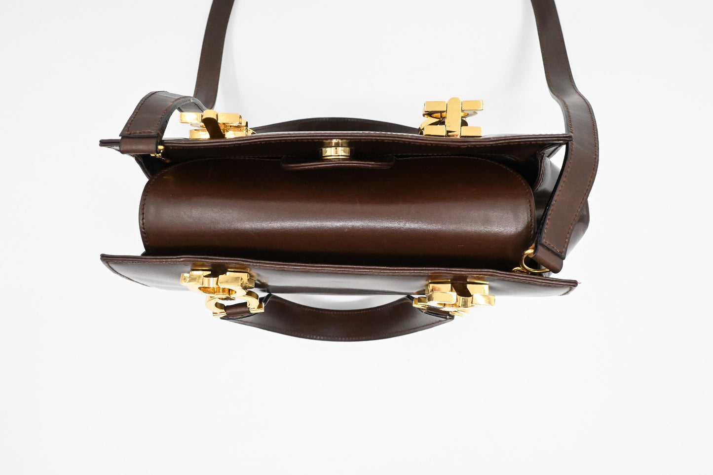 Ferragamo Handbag in Brown Leather