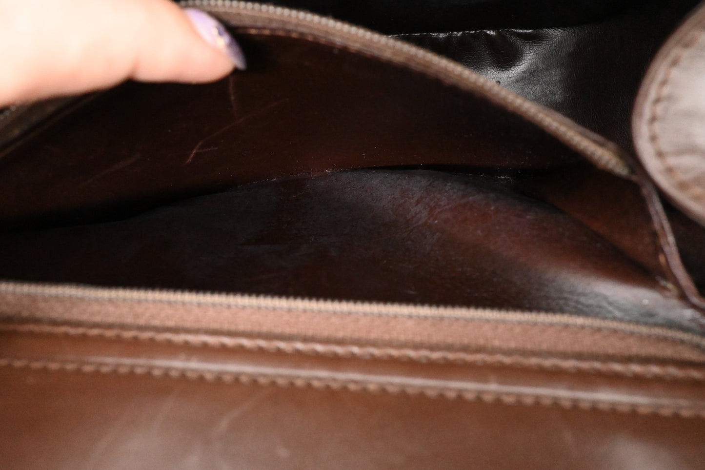 Ferragamo Handbag in Brown Leather