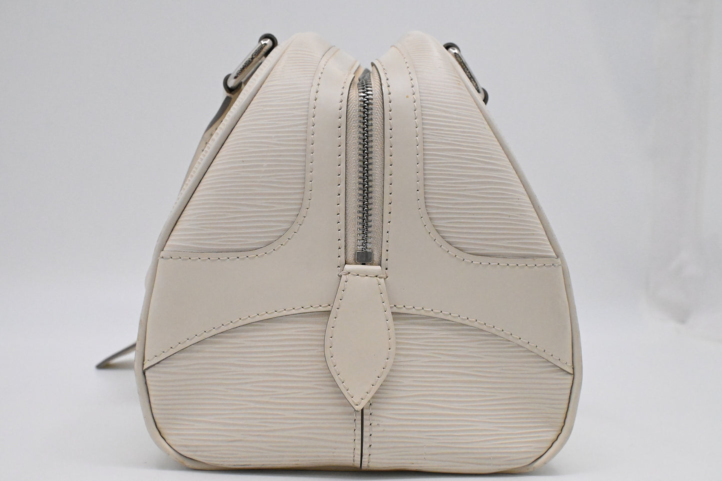 Louis Vuitton Bowling Montaigne PM in White Epi Leather
