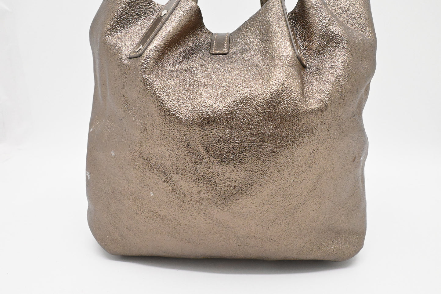 Tiffany & Co. Reversible Tote Bag in Pewter Leather