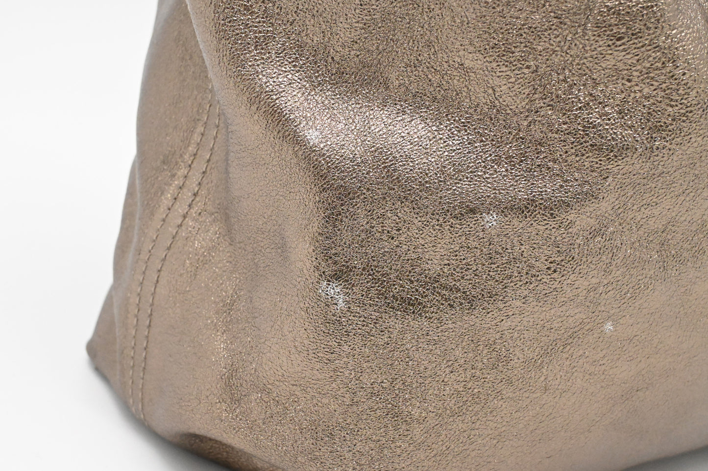Tiffany & Co. Reversible Tote Bag in Pewter Leather