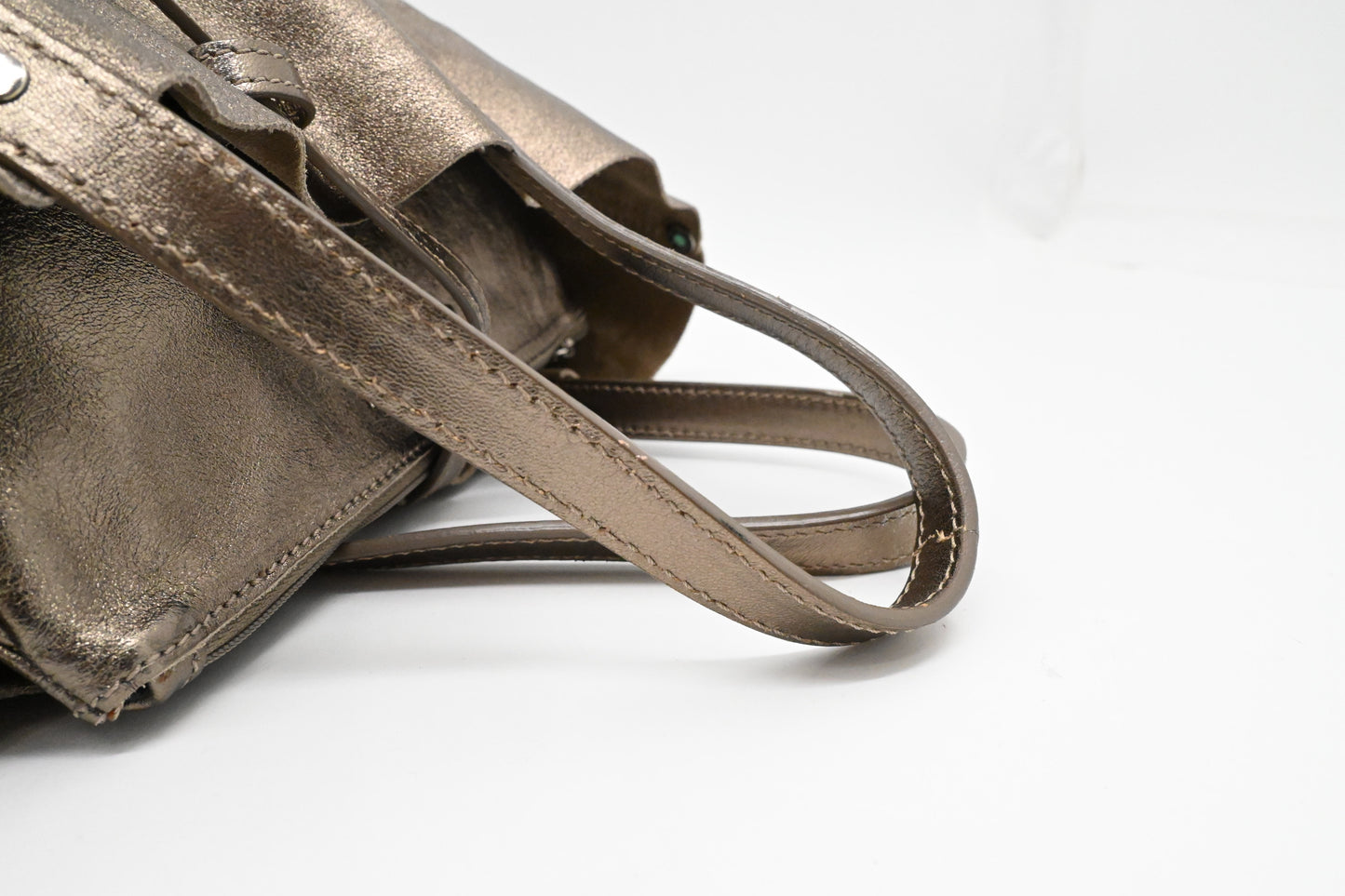 Tiffany & Co. Reversible Tote Bag in Pewter Leather