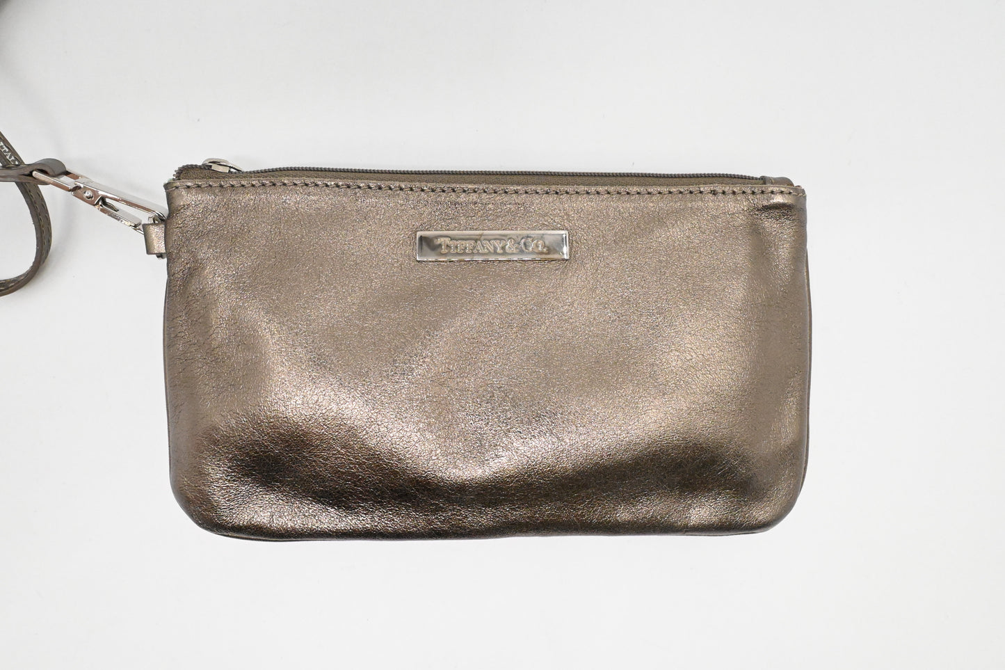 Tiffany & Co. Reversible Tote Bag in Pewter Leather