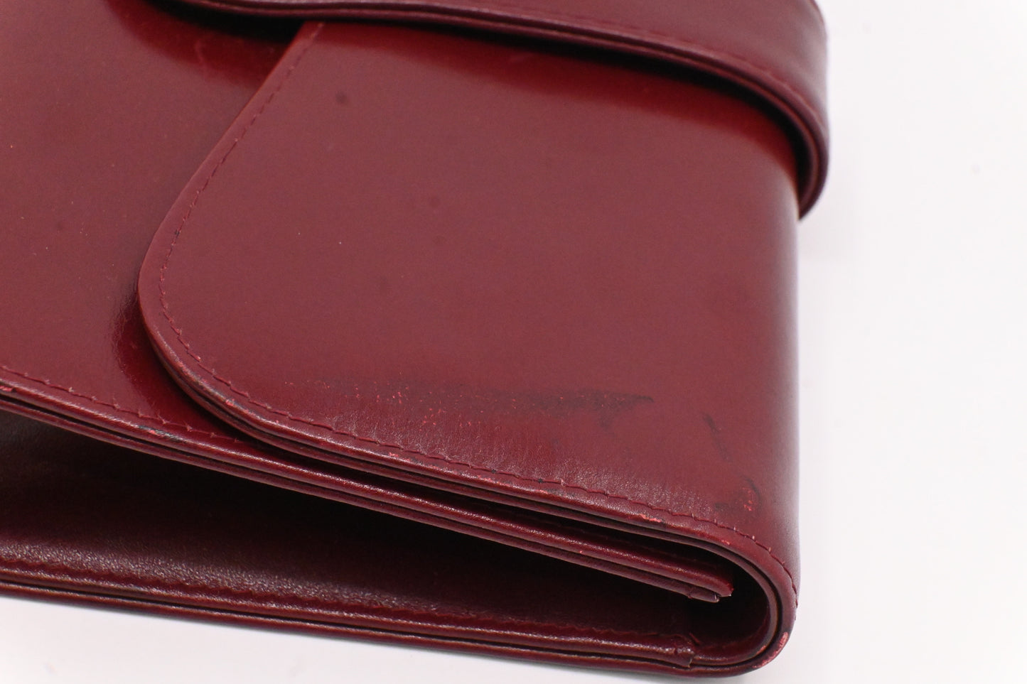 Gucci Clutch in Maroon Leather