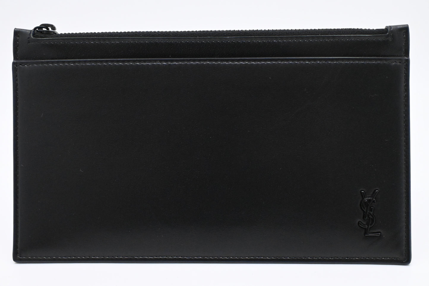 YSL Saint Laurent Wallet in Black Leather