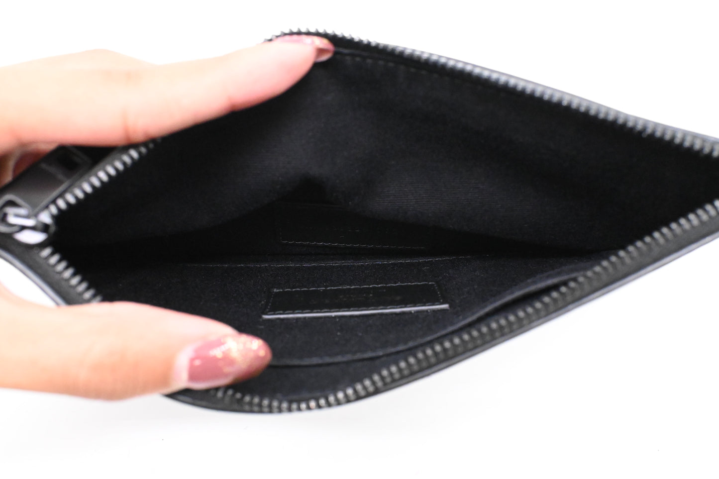 YSL Saint Laurent Wallet in Black Leather