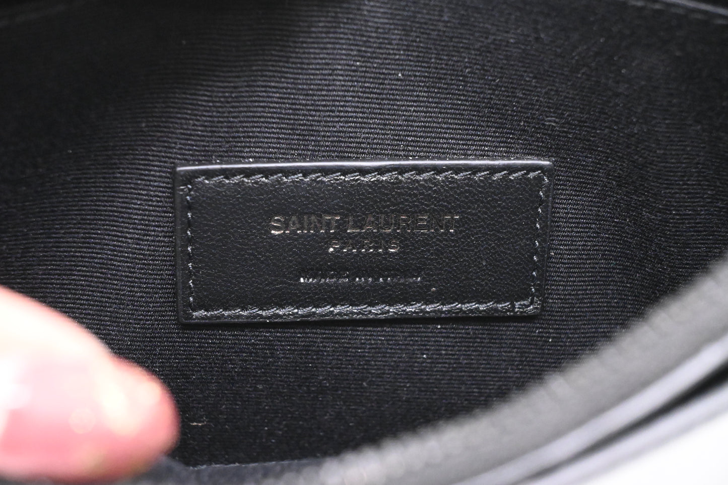 YSL Saint Laurent Wallet in Black Leather