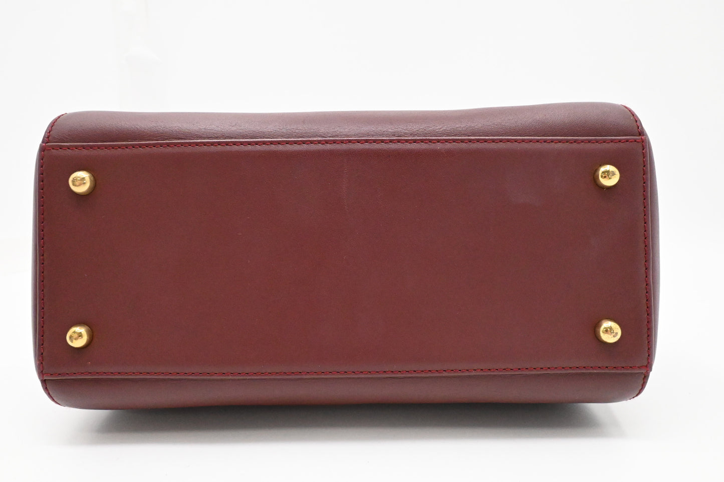 Cartier Handbag in Burgundy Leather