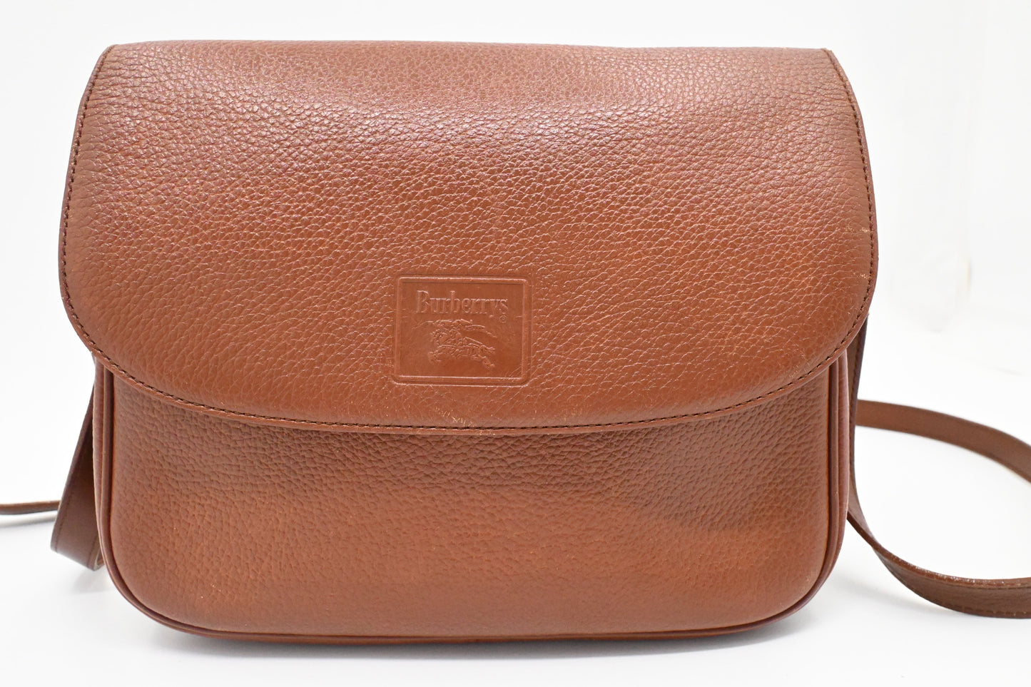Burberry Crossbody Bag in Brown Leather