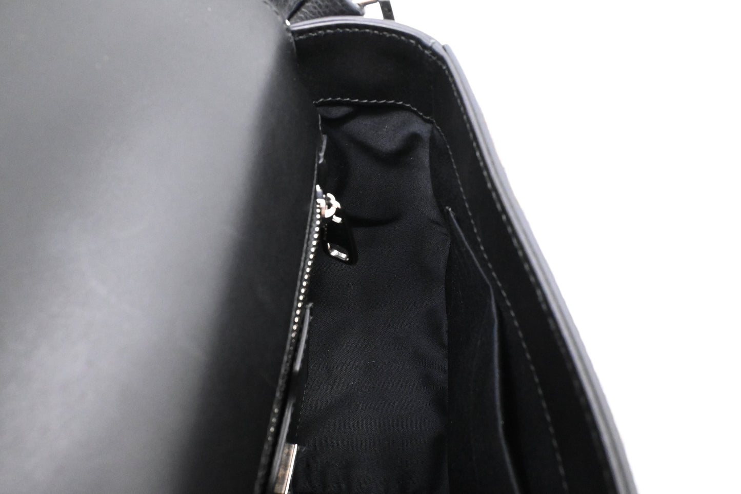 Dolce & Gabbana Handbag in Black Leather with Leopard