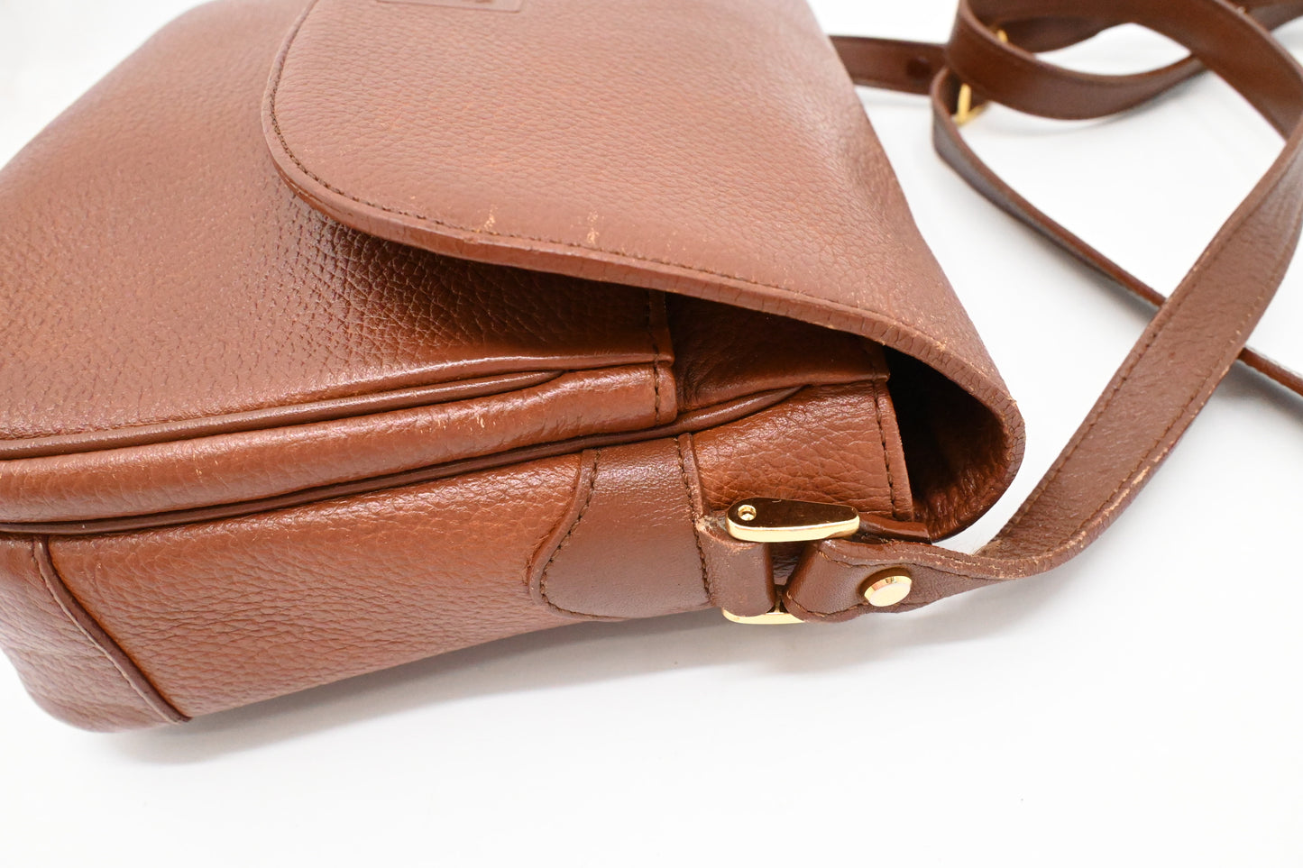Burberry Crossbody Bag in Brown Leather