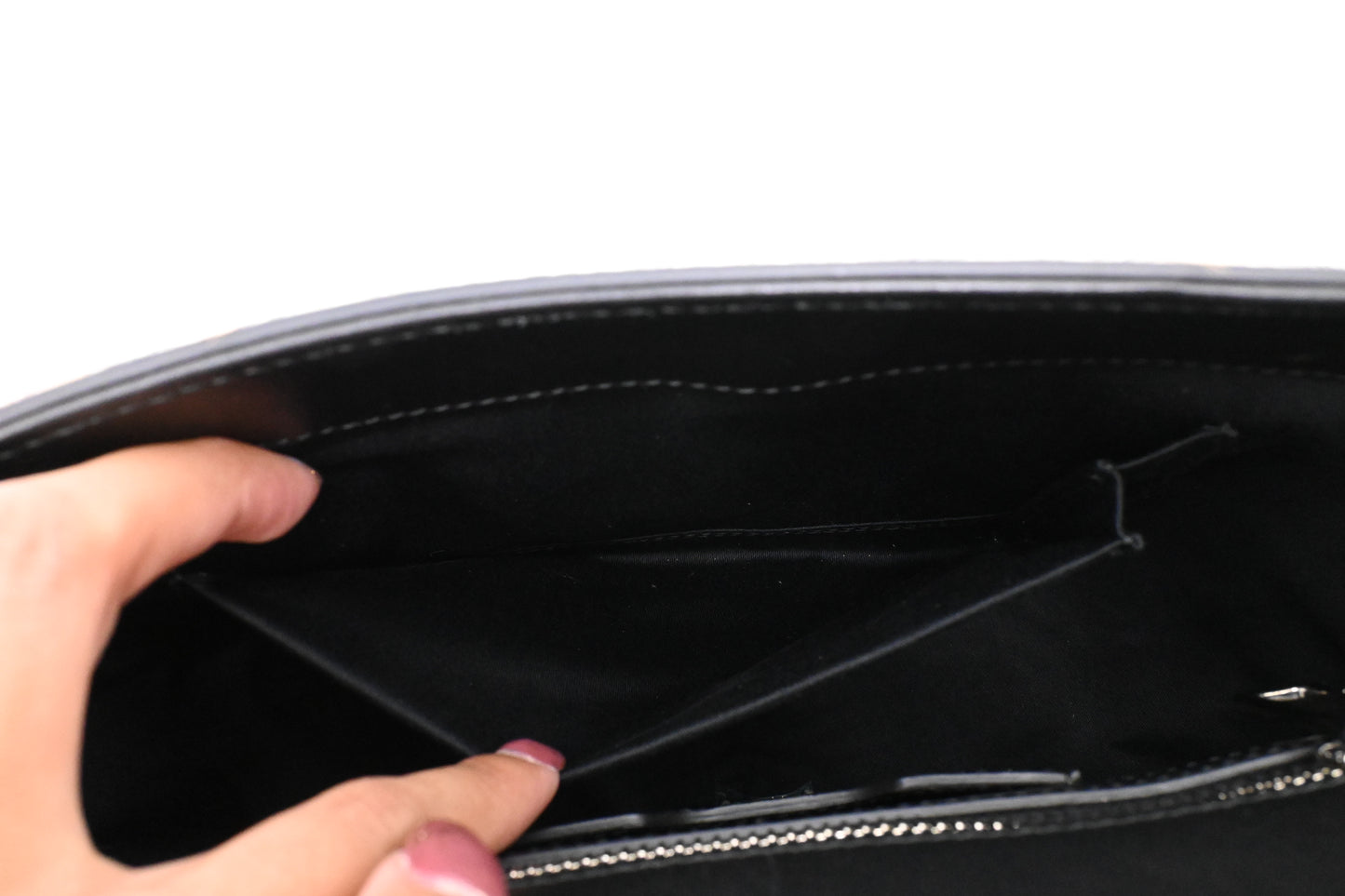 Dolce & Gabbana Handbag in Black Leather with Leopard