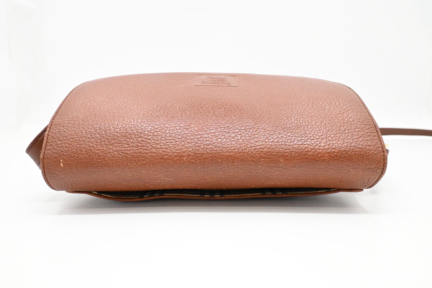 Burberry Crossbody Bag in Brown Leather