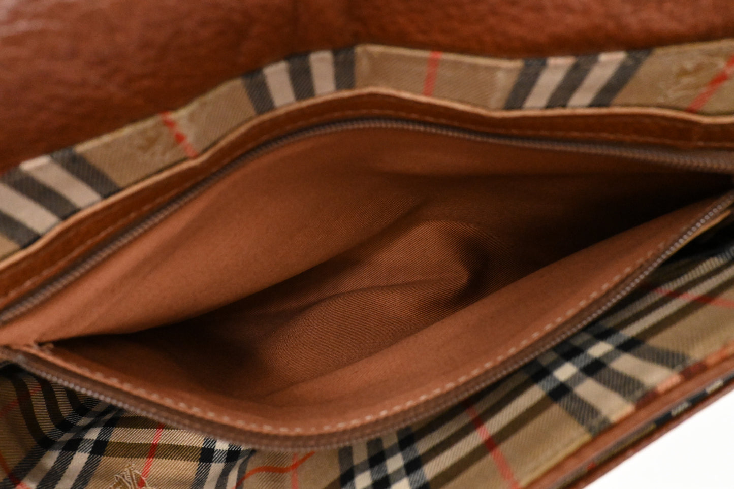 Burberry Crossbody Bag in Brown Leather