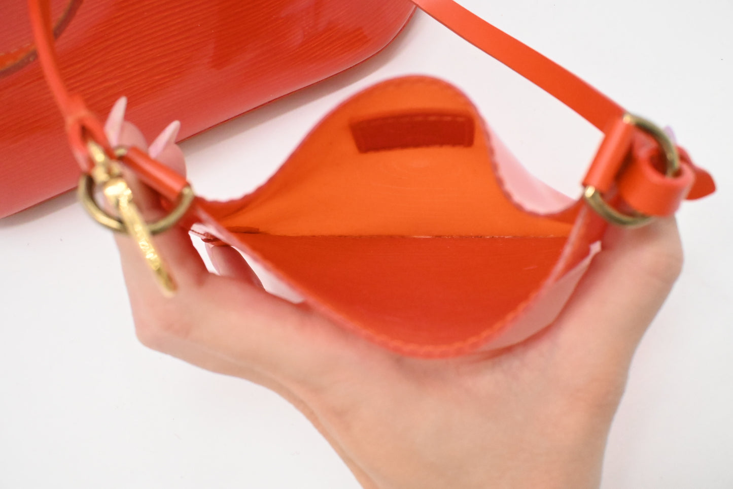 Louis Vuitton Mini Plage Lagoon Bay in Orange Epi Vinyl