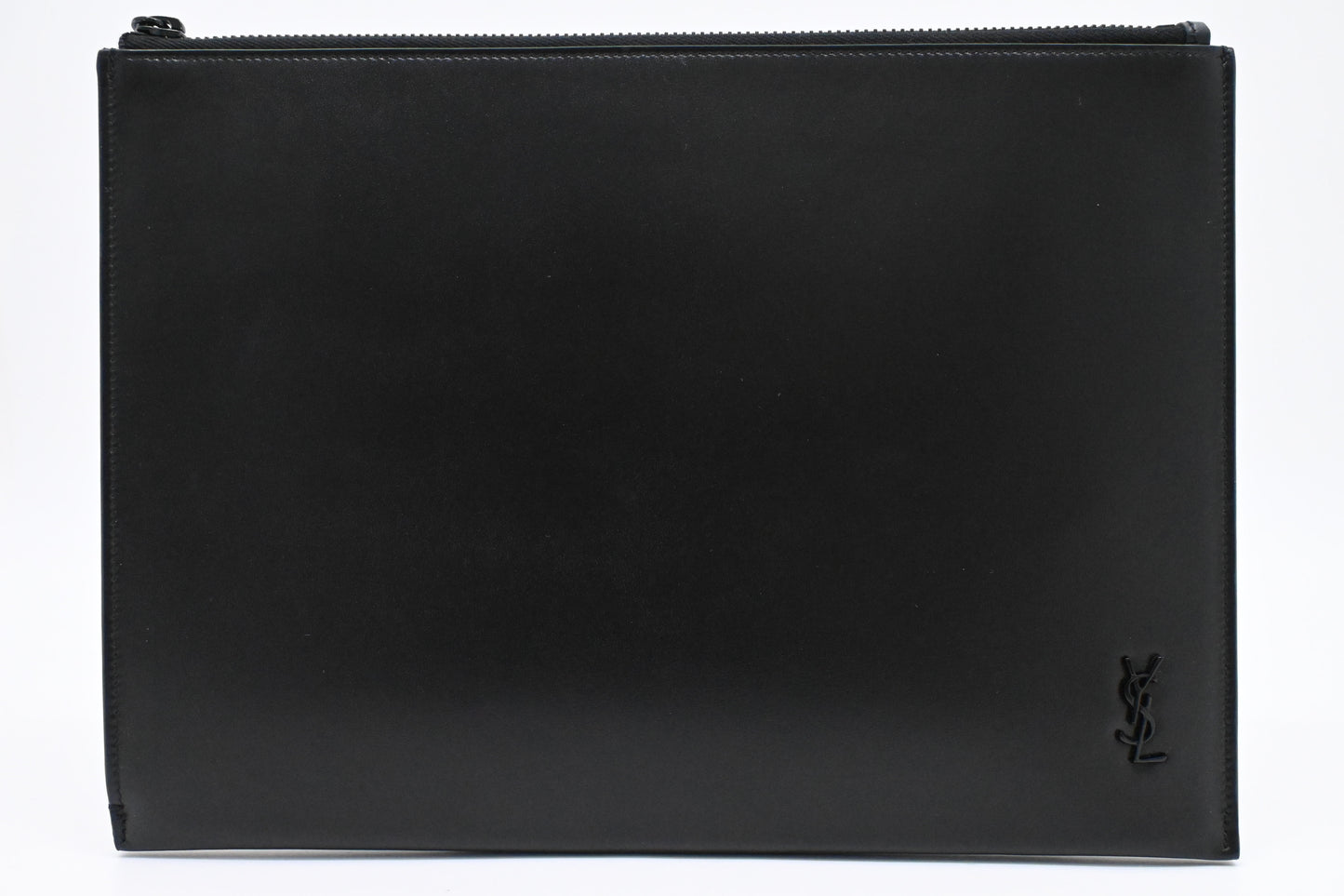 YSL Saint Laurent Clutch in Black Leather