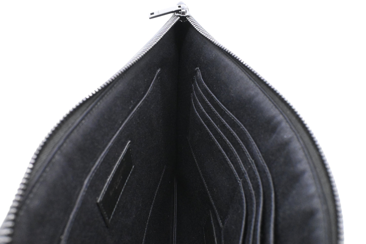 YSL Saint Laurent Clutch in Black Leather