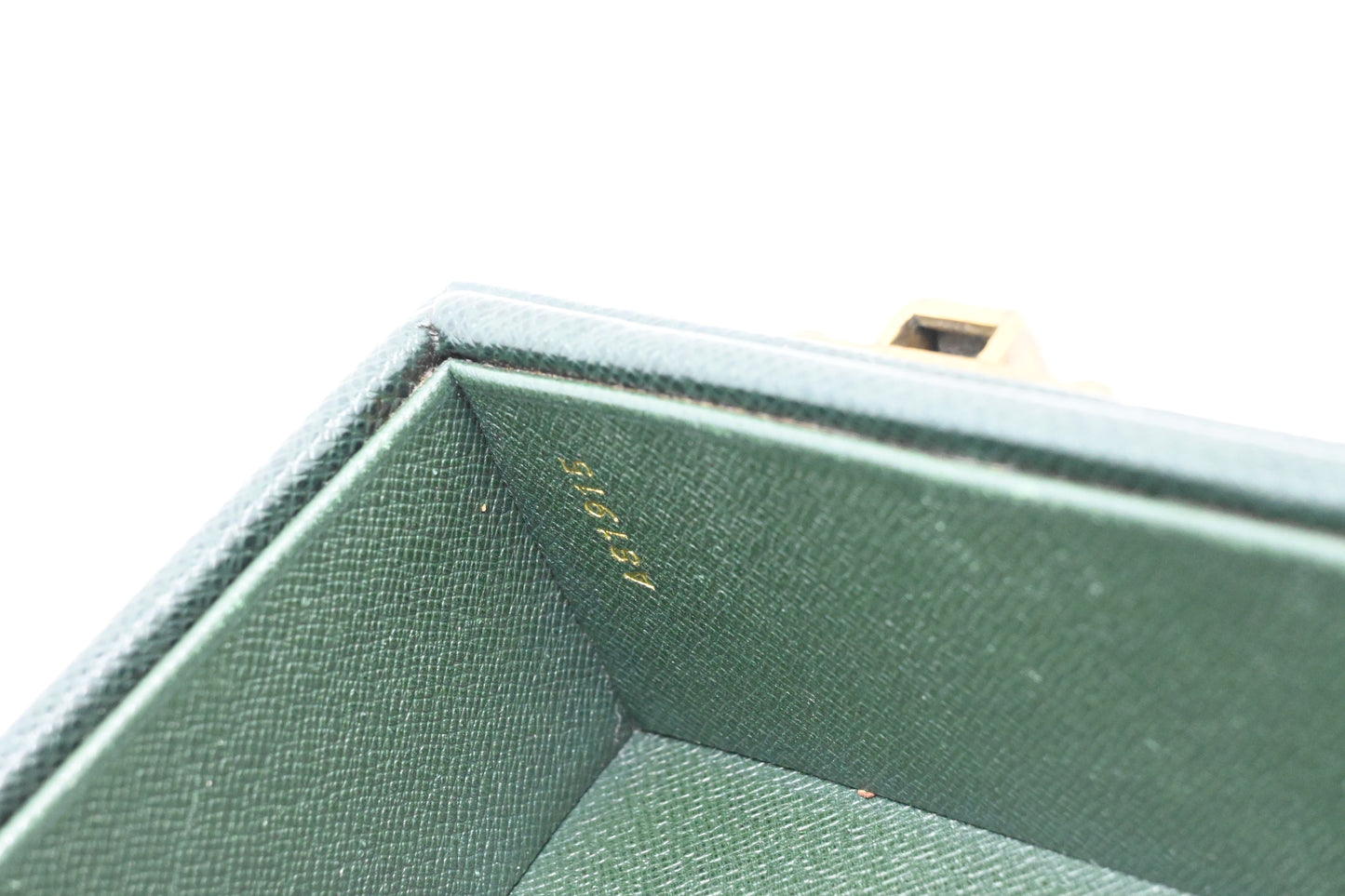 Louis Vuitton Briefcase in Green Taiga Leather