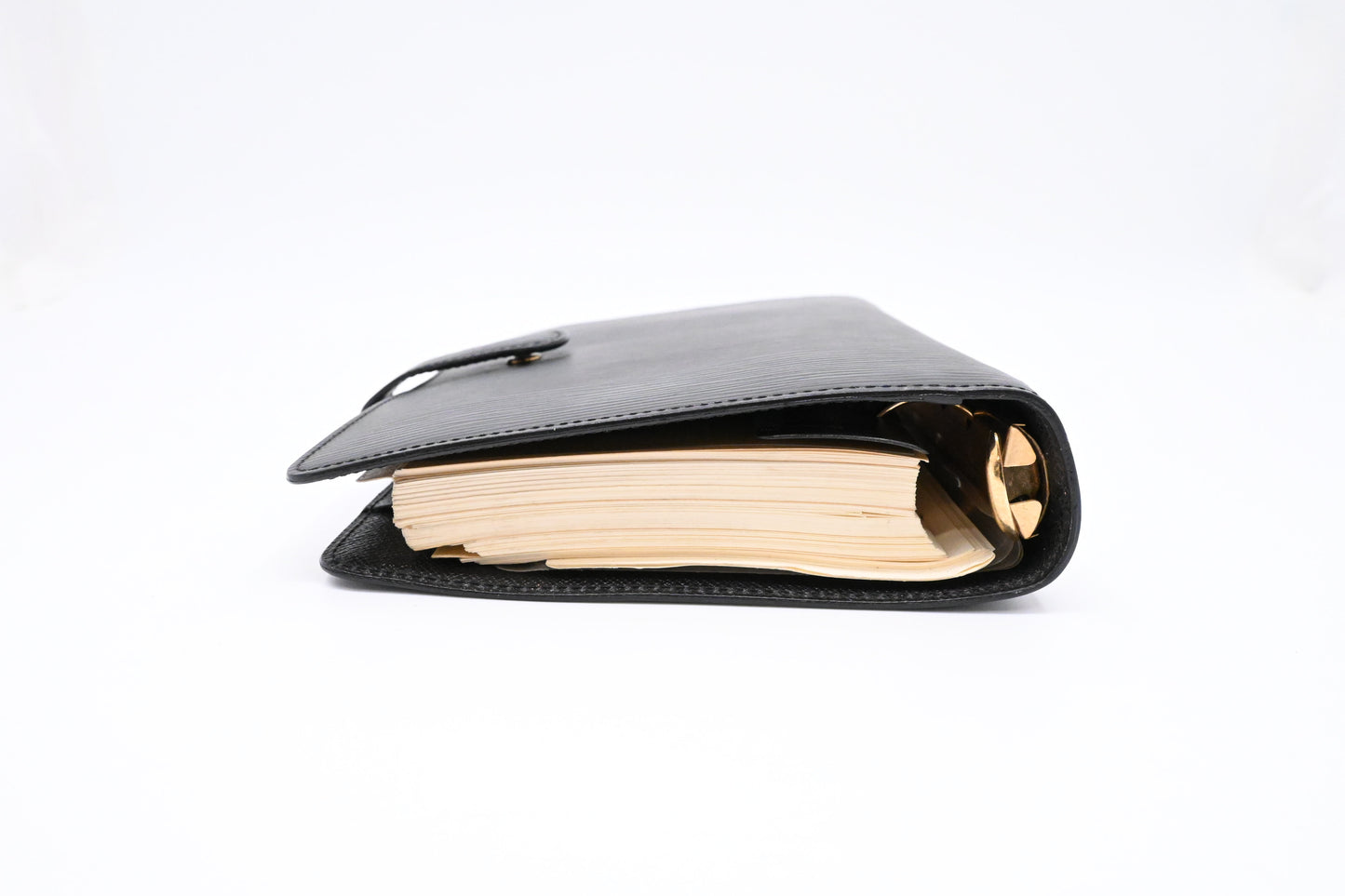 Louis Vuitton Agenda MM in Black Epi Leather