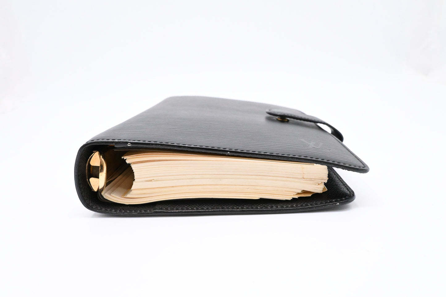 Louis Vuitton Agenda MM in Black Epi Leather