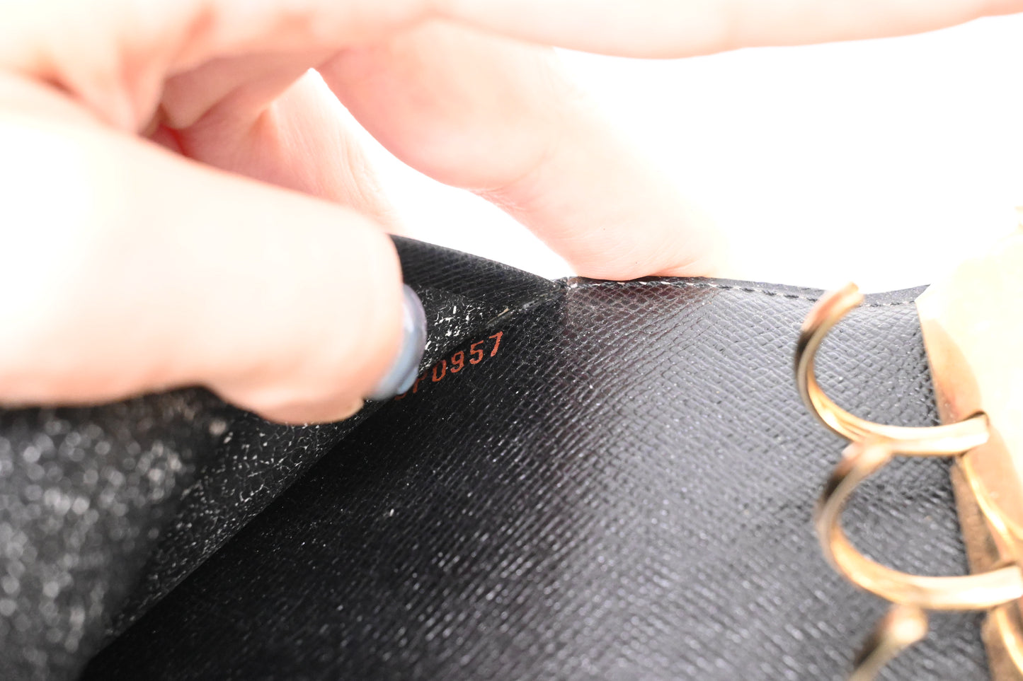 Louis Vuitton Agenda MM in Black Epi Leather
