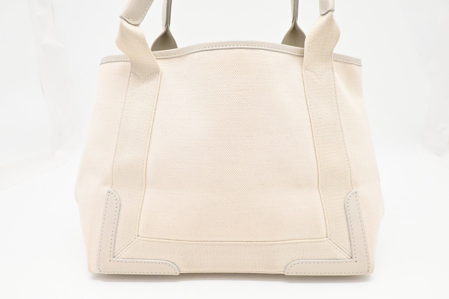 Balenciaga Cabas Small in Ivory White Canvas