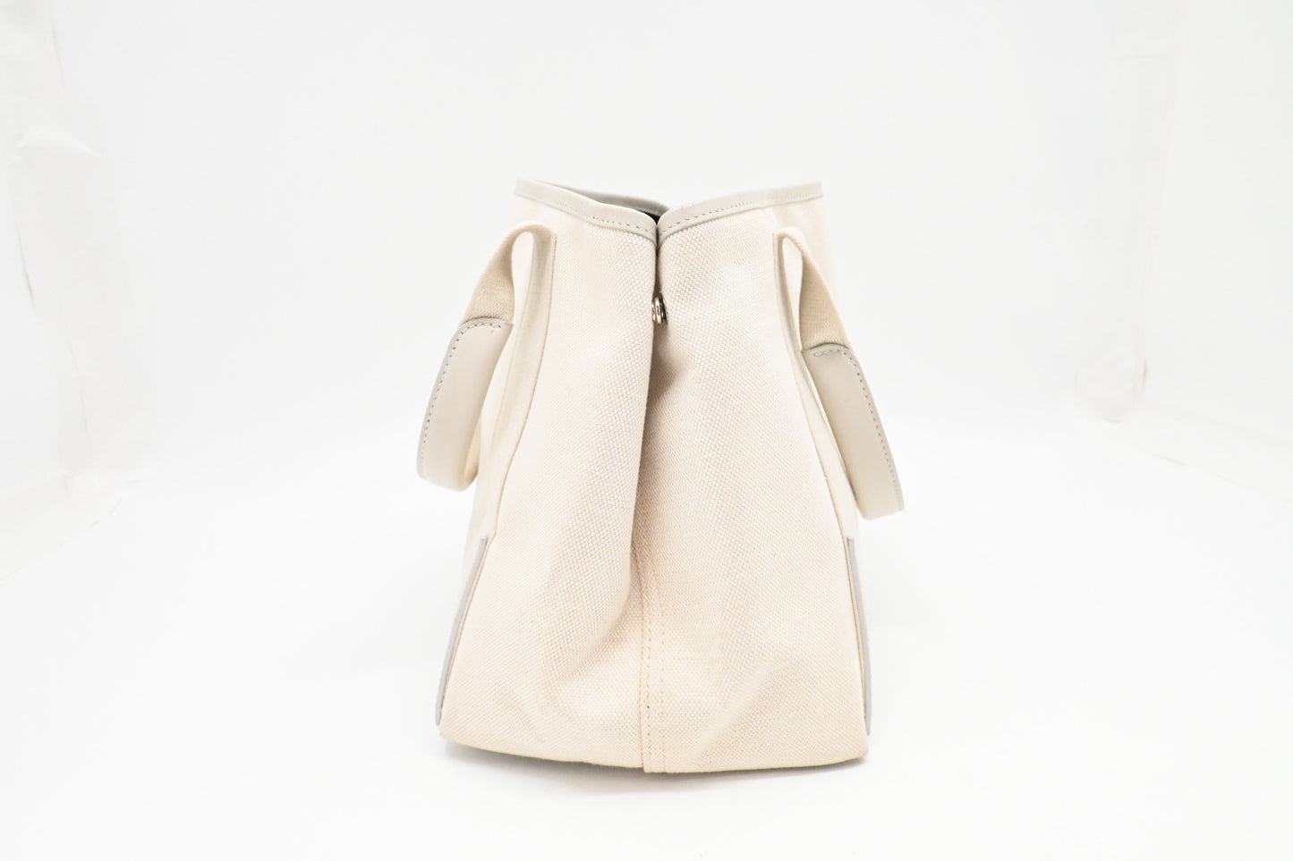 Balenciaga Cabas Small in Ivory White Canvas