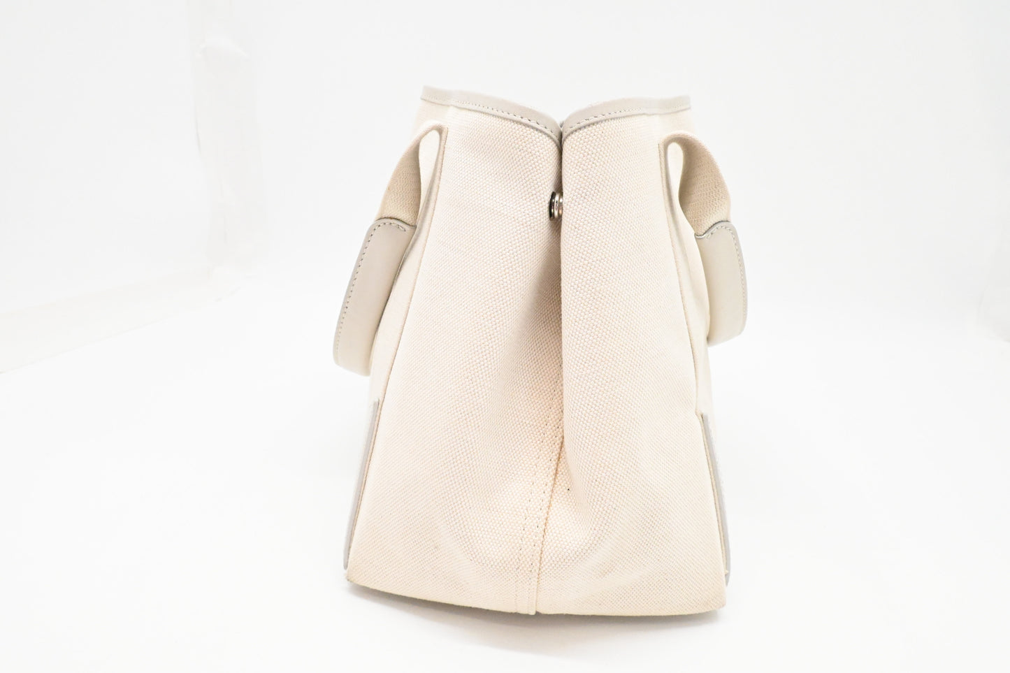 Balenciaga Cabas Small in Ivory White Canvas