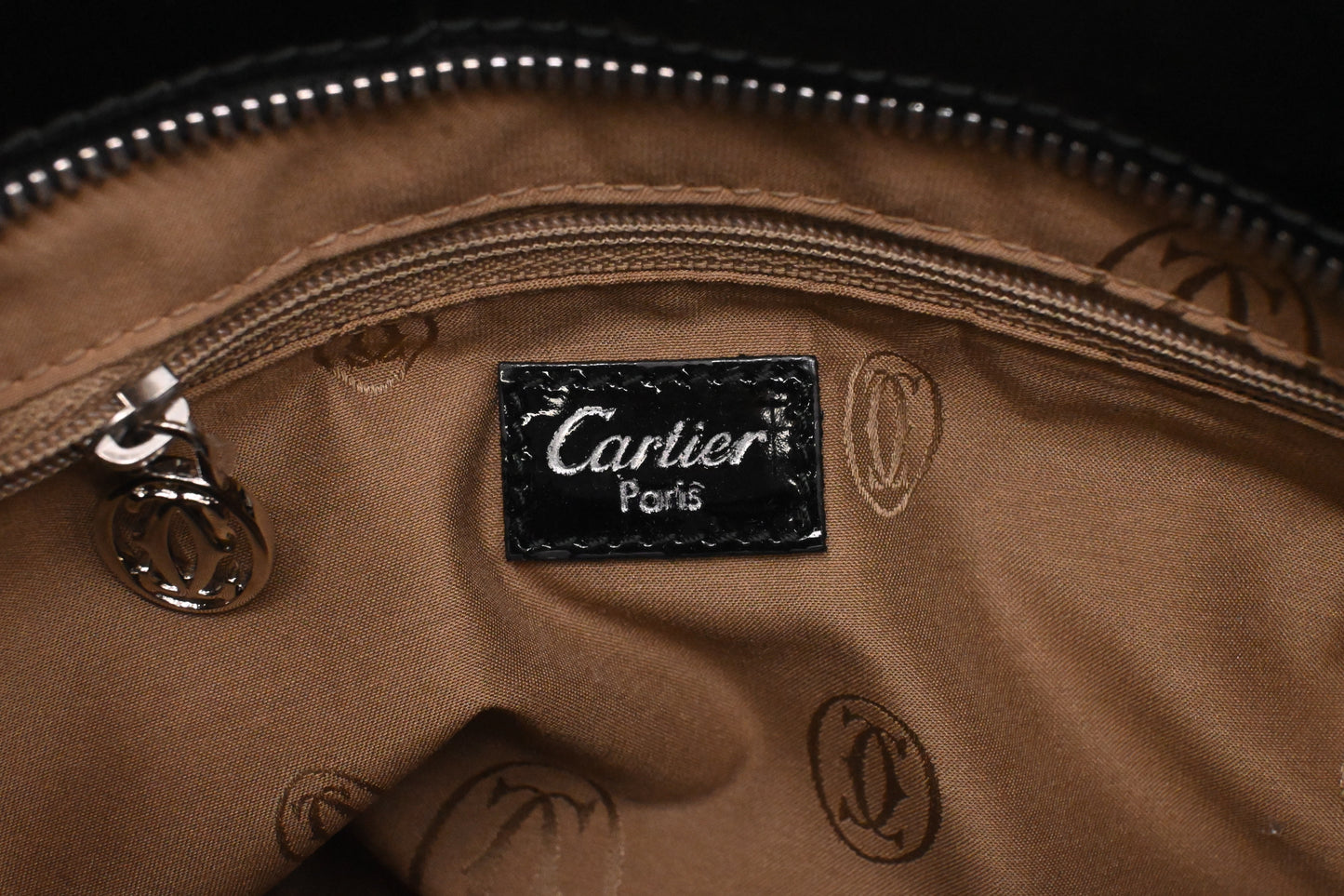 Cartier Marcello in Black Patent Leather