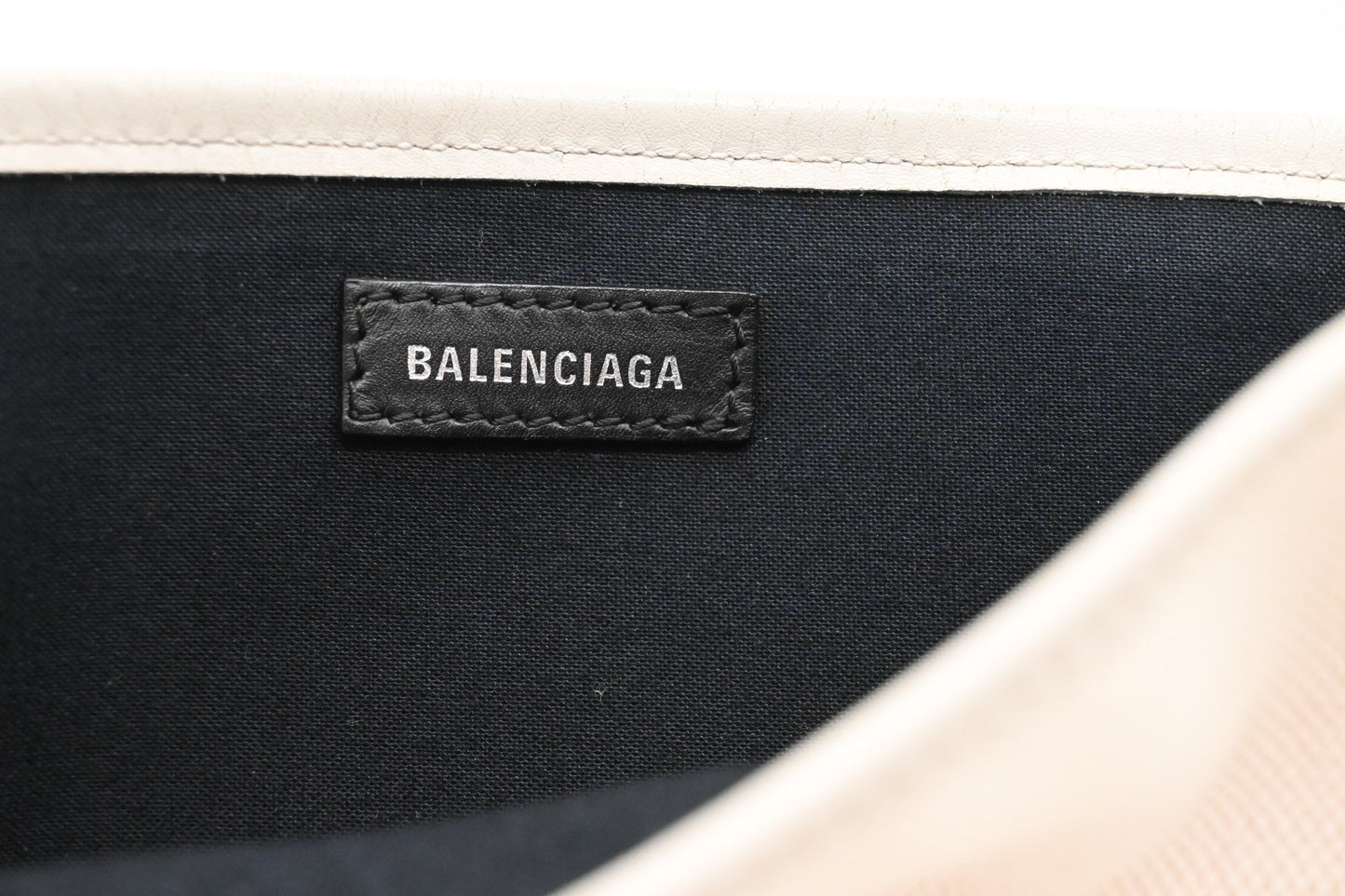 Balenciaga Cabas Small in Ivory White Canvas