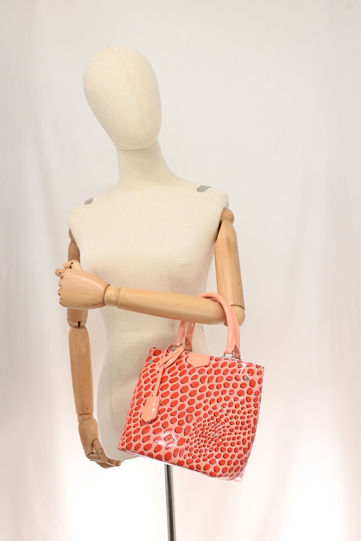 Louis Vuitton Open Tote in Sugar Poppy Pink Jungle Dots Vernis