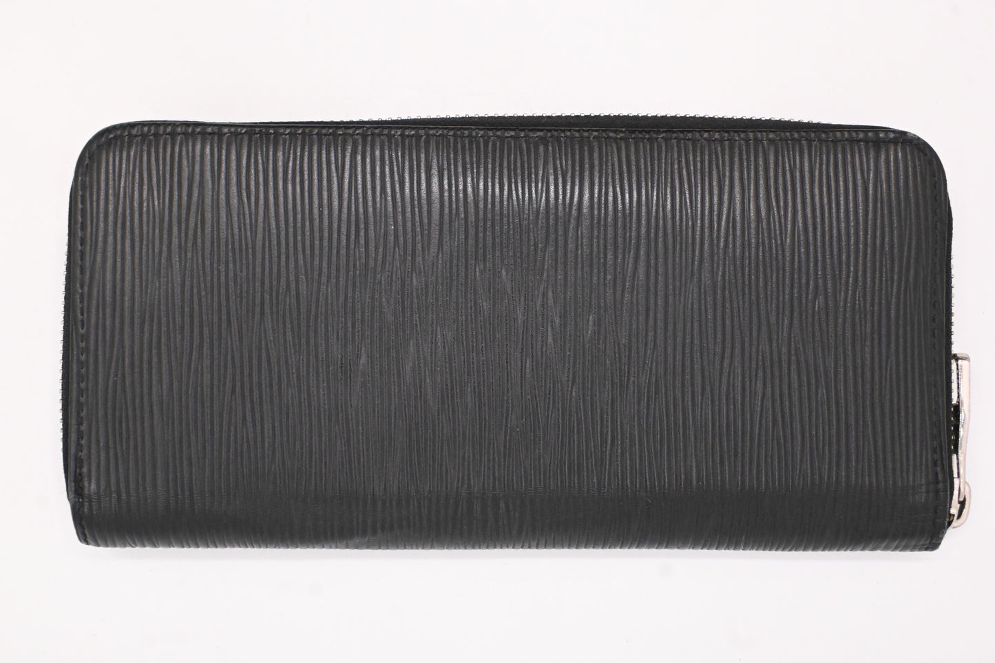 Louis Vuitton Vertical Zippy Wallet in Black Epi Leather