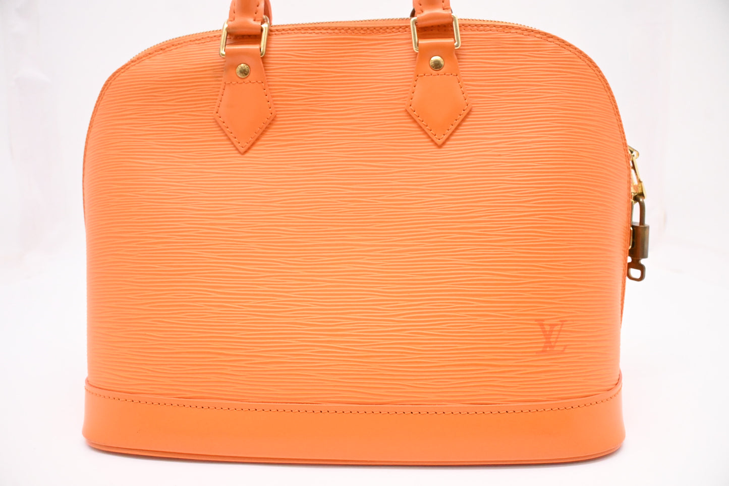 Louis Vuitton Alma in Orange Epi Leather