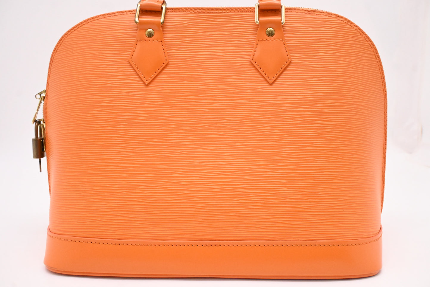 Louis Vuitton Alma in Orange Epi Leather