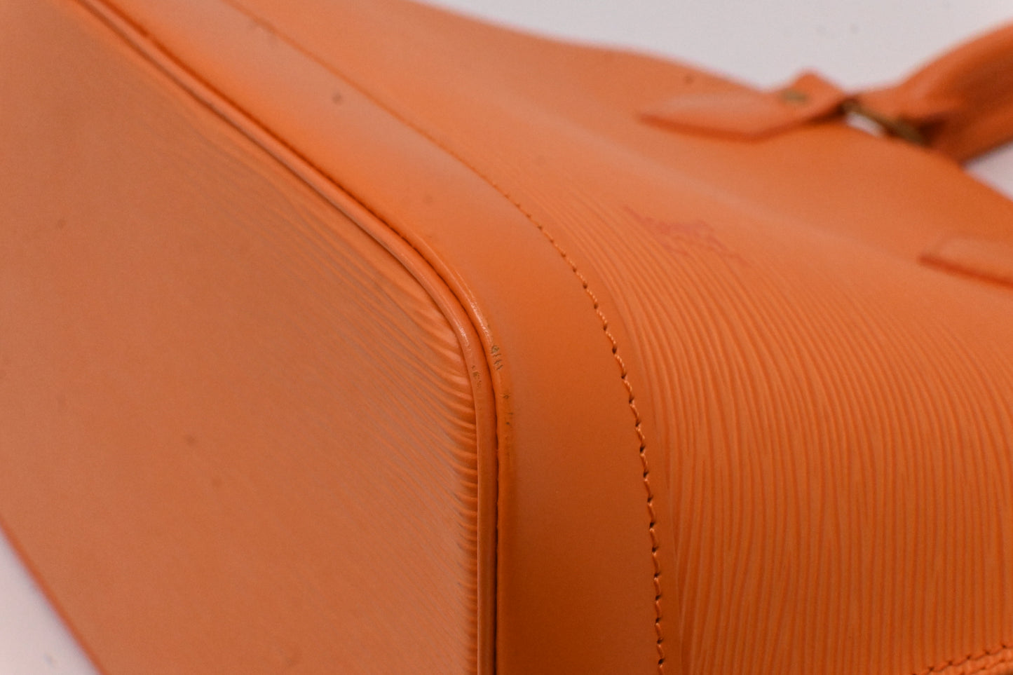 Louis Vuitton Alma in Orange Epi Leather
