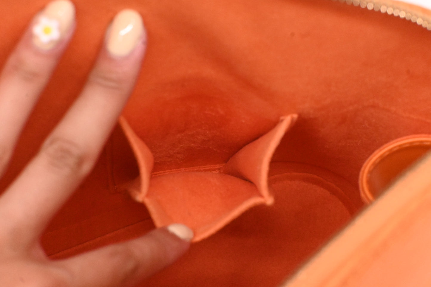 Louis Vuitton Alma in Orange Epi Leather
