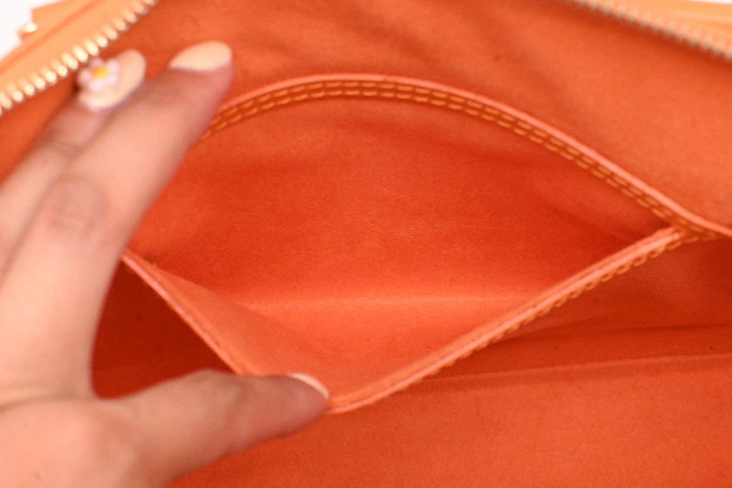 Louis Vuitton Alma in Orange Epi Leather