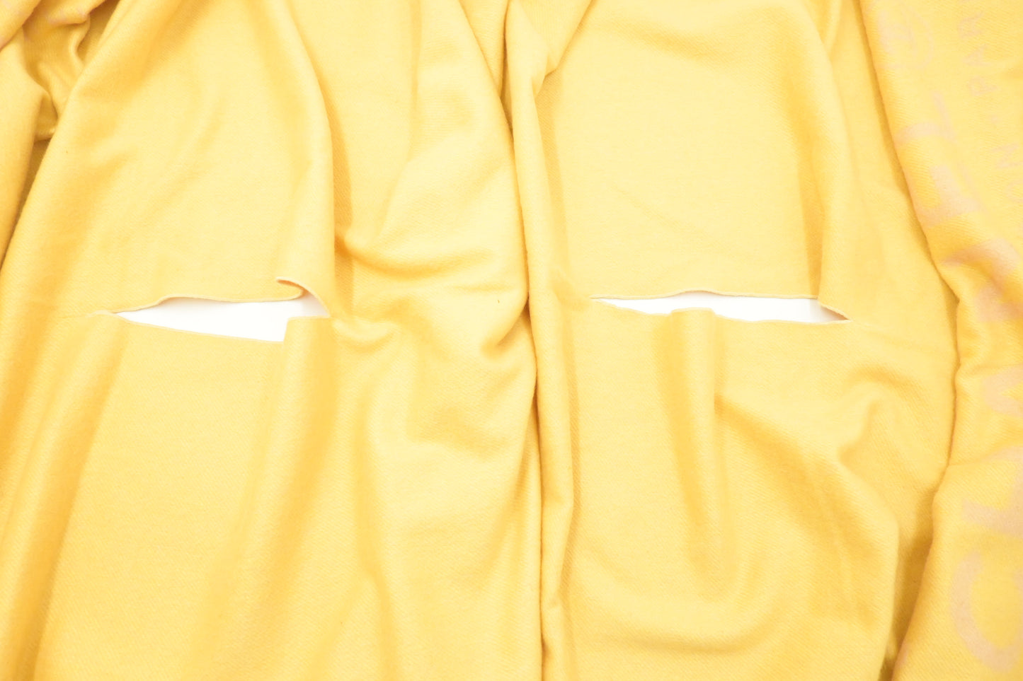 Chanel Scarf in Yellow and Pink Cashmere