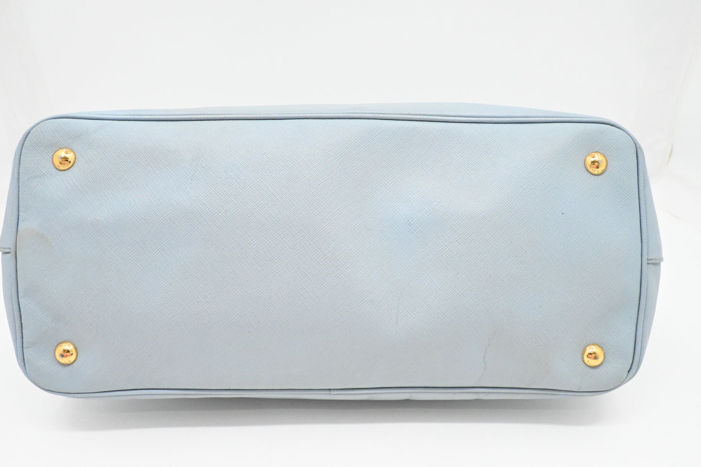 Prada Large Galleria in Light Blue Saffiano Leather