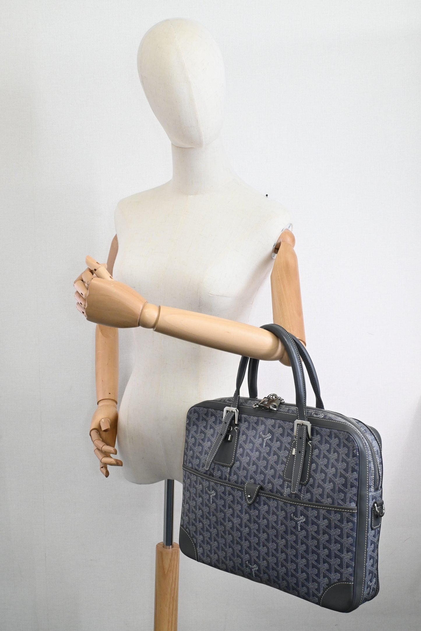 Goyard Ambassade in Grey Goyardine Canvas