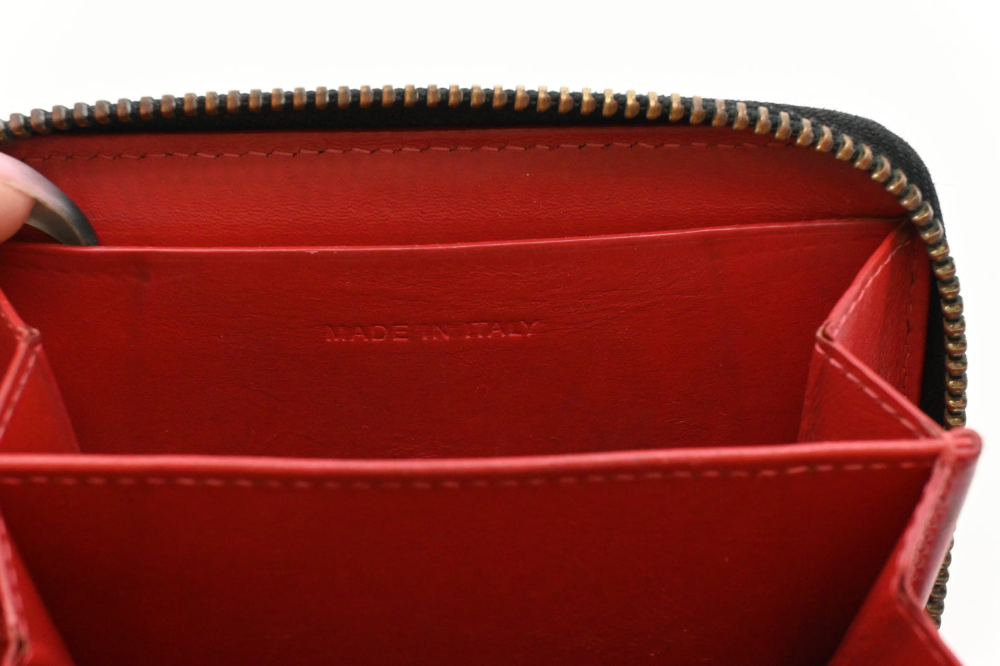 Louboutin Zippy Coin Case in Black Leather