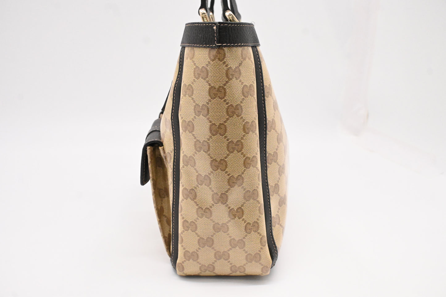 Gucci Tote in Beige Crystal GG Canvas