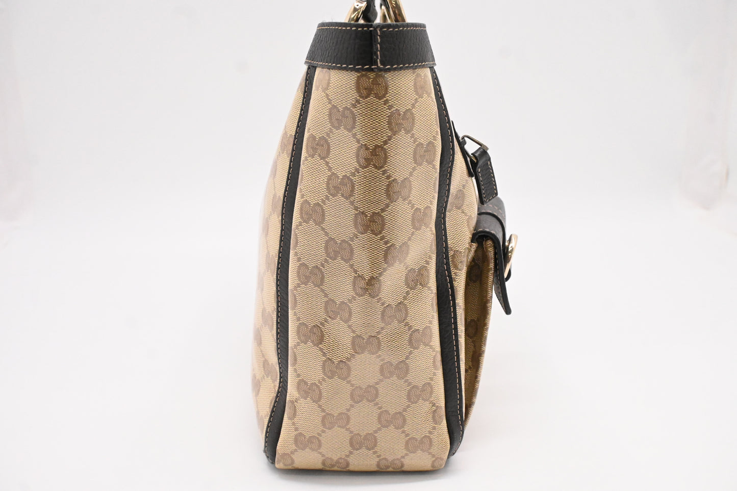 Gucci Tote in Beige Crystal GG Canvas