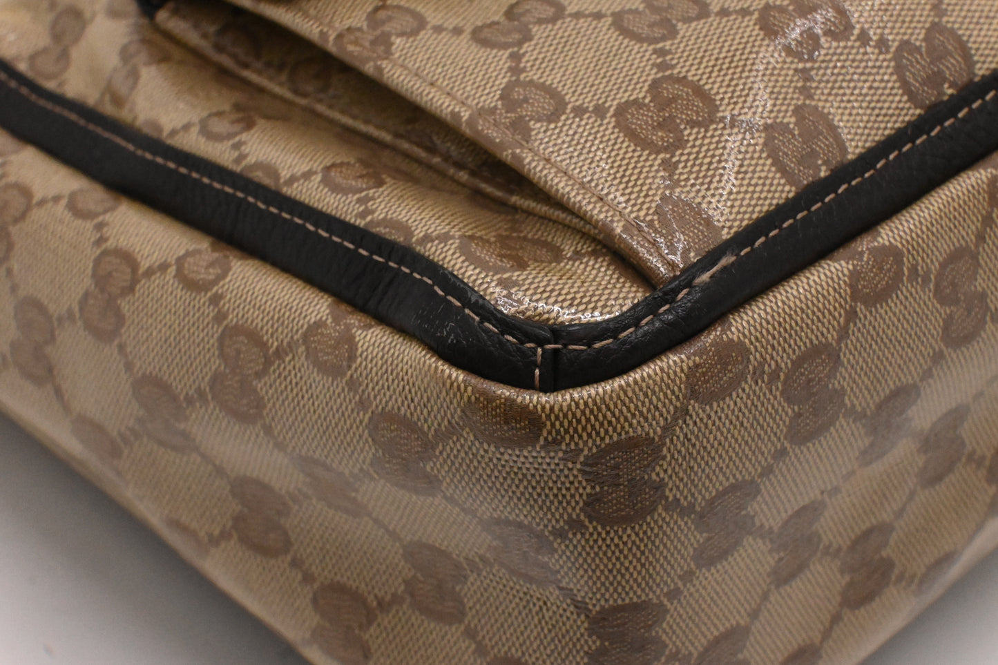 Gucci Tote in Beige Crystal GG Canvas