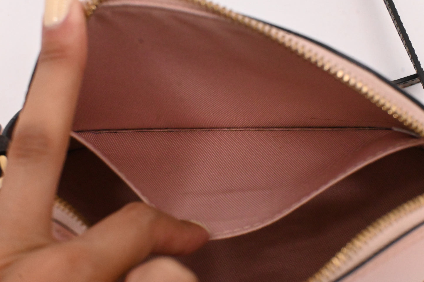 Louis Vuitton Mini Alma in Pink Vernis Leather and Monogram Canvas