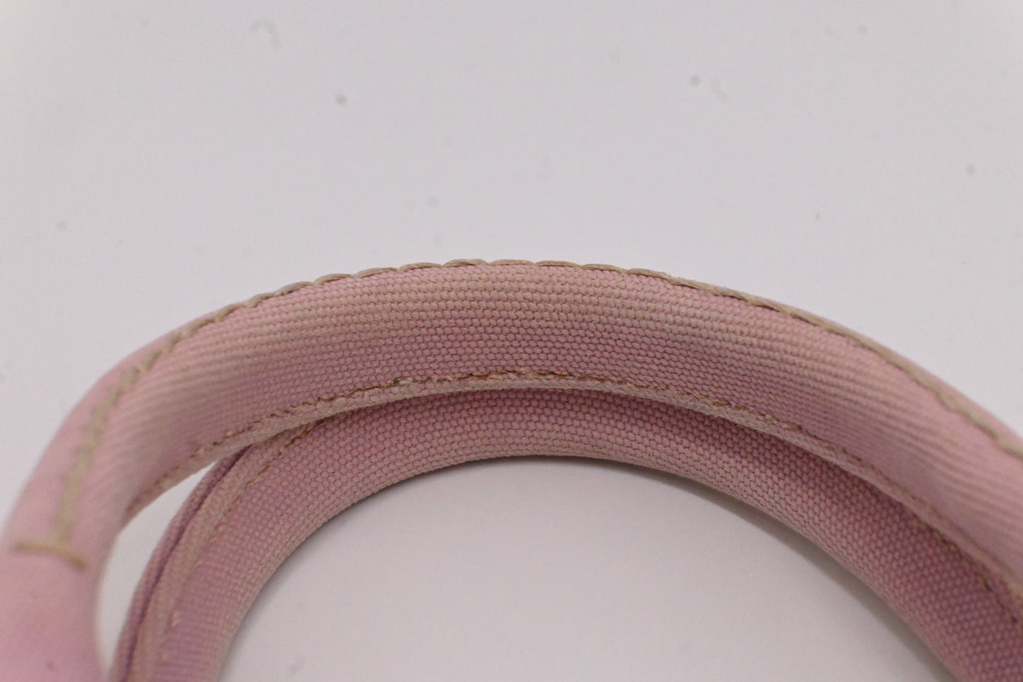 Prada Small Canapa in Pink Canvas