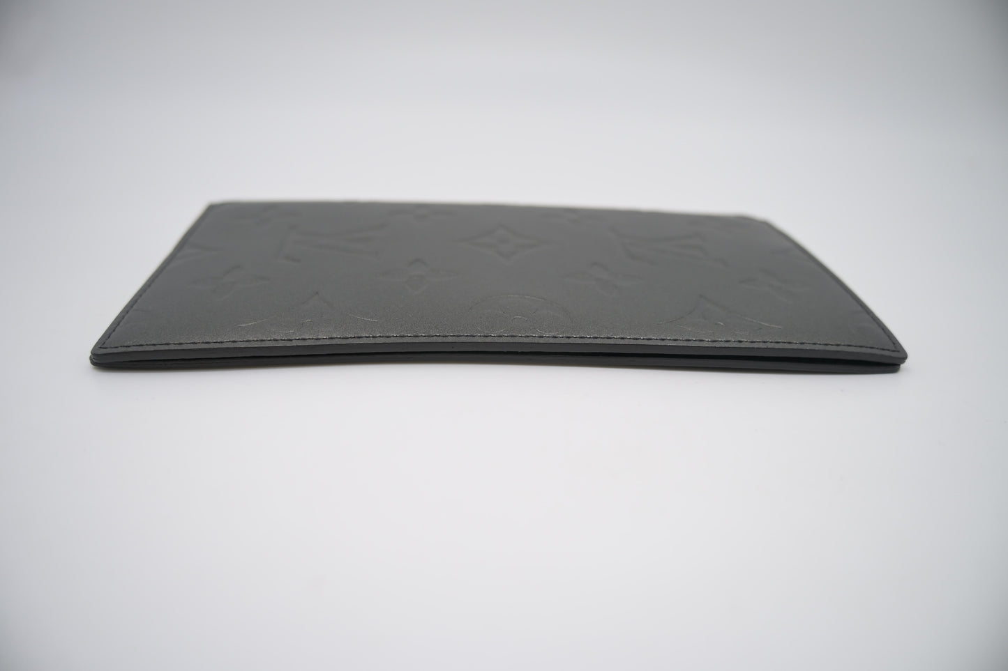 Louis Vuitton Bifold Wallet in Grey Matte Leather