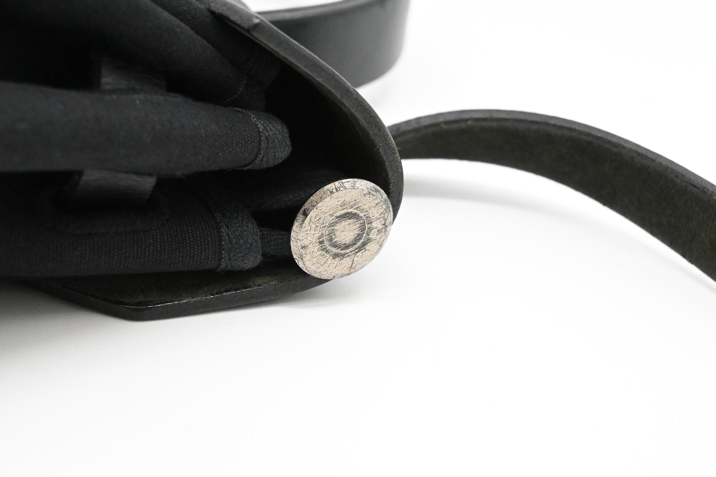 Hermes Toile Herbag A Dos PM Backpack in Black Canvas