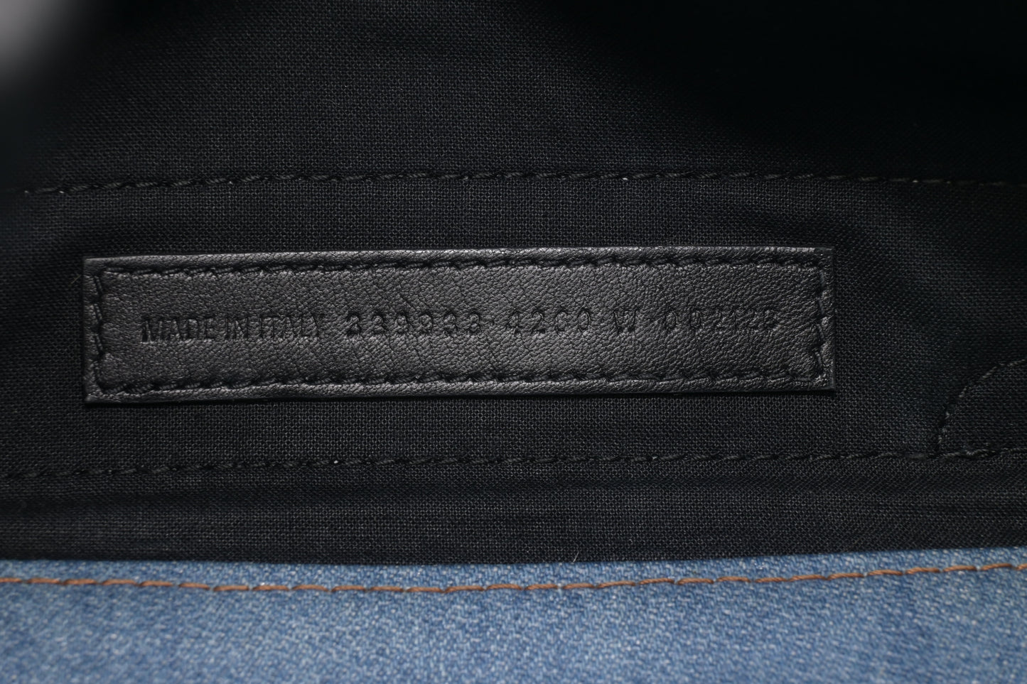 Balenciaga Navy Cabas Small Tote in Blue Coated Canvas