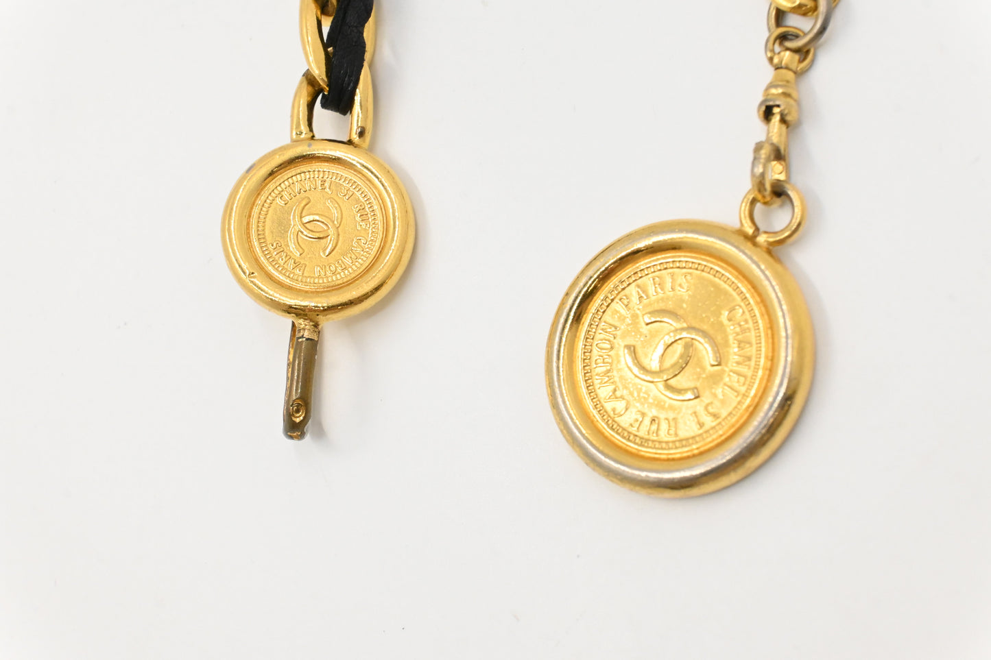 Chanel Leather Chain Belt